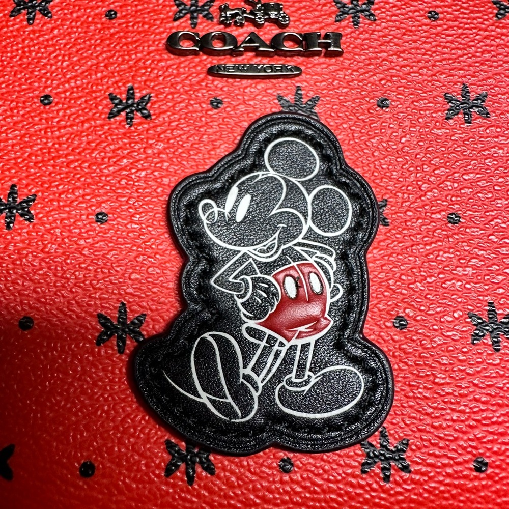 Coach + Disney Mickey Mouse wristlet - NWOT
